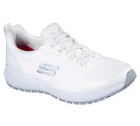 Berufsschuh SKECHERS "SQUAD SR" Gr. 35, weiß, 35, Synthetik, Textil, Schuhe, Berufsschuh, Sneaker für Gastronomie & Pflege mit gepolstertem Schaftrand (40422155-35)