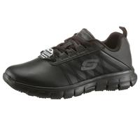 Skechers Damen Sure Track Erath Slip On Sneaker, Black Leather, 38 EU