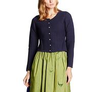 Berwin & Wolff Damen 19909 Trachtenstrickjacke, Blau (Marine 2), 38