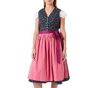 Berwin & Wolff Damen 986704 Dirndl, Mehrfarbig (Grau/Rosa 1918), (Herstellergröße: 32)