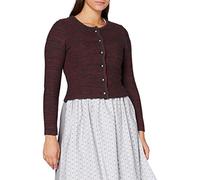 BERWIN & WOLFF TRACHT FOLKLORE LANDHAUS Damen 19533 Strickjacke, Dunkelrot mit Anthrazit, 44
