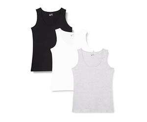 berydale Damen Tank Top aus 100% Baumwolle im Multipack