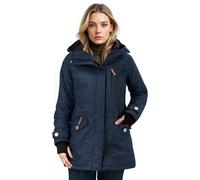 Berydale Damen Funktionsparka Jacke, Marine - Gefütterter Winter Parka, L EU