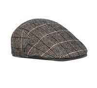 besbomig Schiebermütze Barret Flat Cap Schirmmütze für Herren Damen, Gatsby Newsboy Cap Baskenmützen Golfermütze, Frühling Herbst Winter, 55-59cm