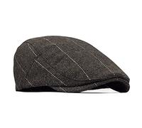besbomig Schiebermütze Barret Flat Cap Schirmmütze für Herren Damen, Gatsby Newsboy Cap Baskenmützen Golfermütze, Frühling Herbst Winter, 55-59cm