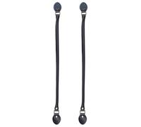 BESPORTBLE 1 Paar Handtaschenriemen aus Dickem Leder 50cm für Damen Selbstgemacht Schultergurt Ersatzriemen für Tote und Crossbody Taschen in Schwarz