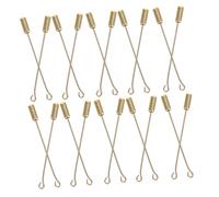 BESPORTBLE 100stücke Broschennadeln Lange Sicherheitsnadeln Mit Endkappe Für Diy-schmuckherstellung Und Befestigungsmaterialien Für Bastelarbeiten Und Schmuckzubehör