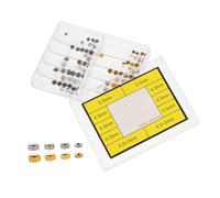 BESPORTBLE 100stücke Ersatz Uhr Krone Kupfer Material Gewölbte Form Uhrenrohr Reparaturteil Für Uhrenmacher Zubehör Flache Dome Ersatzteile Uhrenschaft Reparaturwerkzeug