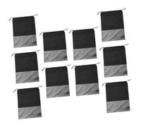 BESPORTBLE 10stücke Große Kordelzug Schuhtaschen Für Reisen Tragbare Wiederverwendbare Schuhbeutel Mit Transparentem Fenster Zur Aufbewahrung Von Schuhen Und Kleinen Gegenständen