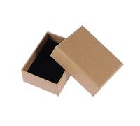 BESPORTBLE 10stücke Kraftpapier Schmuckkästchen Quadratische Präsentationsboxen Geschenkboxen Für Ohrringe Schmuckkästchen Aus Karton Mit Schaumstoffeinlage Für Hochzeiten Und Partys