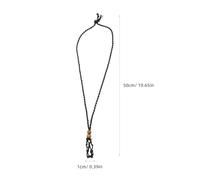 BESPORTBLE 10stücke Kunsthandwerkliche Halskettenkordel Leerer Kristallanhänger Ersatz Handgewebte Netzkordel Für Herstellung Von Diy-schmuck Verstellbar Retro-stil Steinhalter