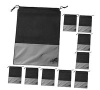 BESPORTBLE 10stücke Schuhaufbewahrungsbeutel Mit Transparentem Fenster Große Reiseschuhbeutel Aus Vliesstoff Mit Kordelzug Zum Packen Schuhaufbewahrungsbeutel Für Reisen Und Zuhause