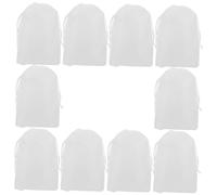 BESPORTBLE 10stücke Schuhtasche Für Reise Kompakte Reisetasche Aus Pe-Material Mit Kordelzug Schuhaufbewahrungsbeutel Reisezubehör Taschen-Organizer Zur Aufbewahrung