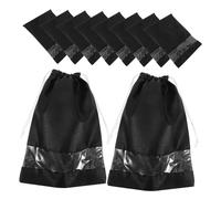 BESPORTBLE 10stücke Schuhtüte Aus Vliesstoff Mit Kordelzug Wiederverwendbare Reise-schuhtasche Schuhbeutel Zum Verpacken Für Stiefel Sneaker Und High Heels