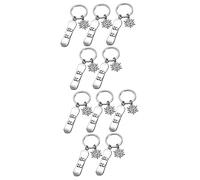 BESPORTBLE 10stücke Ski Schlüsselanhänger Teiliges Niedliche Schlitten Pendants Dekorativer Schlüsselanhänger Für Ski-fans Für Wintersportliebhaber Partyfavor