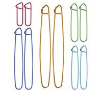 BESPORTBLE 10stücke Strick Maschenhalter Set Garnmaschenhalter Aus Aluminiumlegierung Zum Stricken Und Häkeln in Verschiedenen Längen Für Unterschiedliche Projekte