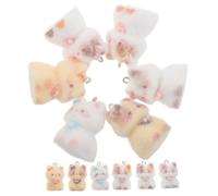 BESPORTBLE 12 Stück Teiliges Kreative Katzenanhänger aus Langlebigem Harz Niedliche Kaffeekatzen Schlüsselanhänger und DIY Schmuckanhänger für Ohrringe Taschen Handys und Bastelprojekte