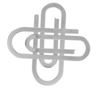 BESPORTBLE 2 Stück Geldscheinklammern aus Edelstahl Doppelseitige Geldklammern für Herren und Damen Schlankes Design Geldhalter für Geldscheine und Kreditkarten Vordertasche Zubehör