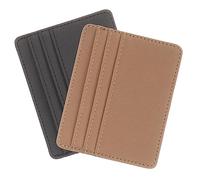 BESPORTBLE 2 Stück Kartenhüllen Aus Pu Leder Mit RFID Schutz Kreditkarten Und Ausweisschutzhüllen Für Bankkarten Und Führerscheine Multifunktionale Kartenetuis Für Büro Studium Und Beruf