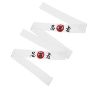 BESPORTBLE 2 Stück Pack Dekorative Japanische Karate Stirnbänder aus Polyester mit Glatter Oberfläche und Gutem Tragegefühl Atmungsaktiv und Wiederverwendbar für Alltag und Sport