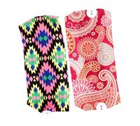 BESPORTBLE 2 Stücke Kreative Bedruckte Kopfband für Ohrpflege Multifunktionales Fitness Yogastirnband für Damen Verschiedenen Farben für Sport Freizeit