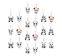 BESPORTBLE 20 Stück Panda Schlüsselanhänger aus PVC Cartoon Taschenanhänger Kreativer Rucksackanhänger für Alltag und Geschenk
