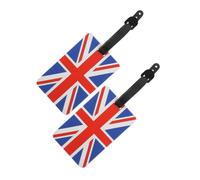BESPORTBLE 2stücke Gepäckanhänger Mit Britischer Flagge Reise-id-etikett Langlebiger Kofferanhänger Kleiner Anhänger Für Herren Und Damen England