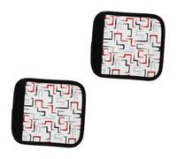 BESPORTBLE 2stücke Luggage Handle Cover Für Koffer Rutschfeste Polyester-hülle Handgriff-schutz Für Taschen Bequem Und Leicht Zu Installieren Für Reisen Und Schwere Gepäckstücke