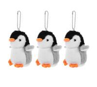 BESPORTBLE 3er-Set niedliche Pinguin-Schlüsselanhänger - Kawaii-Pinguin-Plüschtier-Schlüsselanhänger, Rucksackanhänger für Handtasche, Geldbörse, Rucksack, Autoschlüssel
