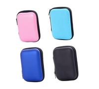 BESPORTBLE 4 Stück Teiliges Mehrzweck Münzbörsen Rechteckige Kabeltaschen Robuste Silikonbeutel für Kleingeld Kleine Gegenstände Zufällig Zufällige Farbe