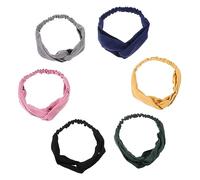 BESPORTBLE 6stücke Haarbänder Mit Kreuzknoten Für Mädchen Elastische Stirnbänder Aus Fitness Und Yogastirnbänder Für Sicheren Halt Und Komfort Bei Aktivitäten