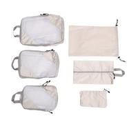 BESPORTBLE 6stücke Packing Cubes Set Für Koffer Kompressions-reisepackwürfel Aus Polyester Platzsparendes Gepäckorganizer Für Kleidung Und Toilettenartikel Langlebige Packwürfel Zum Organisie