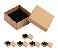 BESPORTBLE 6stücke Schmuckbox Mit Schaumstoffeinlage Für Halsketten Aufbewahrungsbox Für Ohrringe Kleine Schmuckschatulle Verpackungsboxen Für Schmuck Schmuckgeschenkschachtel