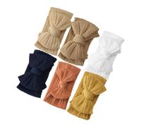 BESPORTBLE 6stücke Stirnband Für Mädchen Bequeme Nylon-haarbänder Mit Schleife Haaraccessoires Für Neugeborene Und Kleinkinder Leicht Zu Reinigen