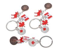 BESPORTBLE 9 Stück Teiliges Nationalflagge Schlüsselanhänger Kreative Schlüsselringe Robuste Schlüsselhalter Geschenk für Freunde Familie Kollegen Alltagstasche Dekoration