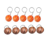 BESPORTBLE Basketball-SchlüSselanhäNger Aus Pu-Leder Und Metall Mini SchlüSselanhäNger Sport FüR SchlüSselbund TaschenanhäNger Und Auto Souvenir FüR Spieler Athleten Und Teamkollegen