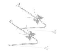 BESPORTBLE Einstellbare Metall-träger Für Frauen Wasserfeste Ersatzträger Für Kleider Und Bikinis Dekorative Schmetterlings-Accessoires - Hakensystem