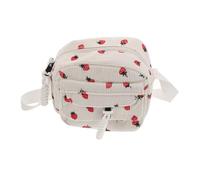 BESPORTBLE Erdbeer-umhängetasche Kleine Schultertasche Für Damen Cartoon-tasche in Erdbeerform Make-up-tasche Aus Cordstoff Tragbar Als Crossbody Oder Schultertasche