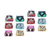 BESPORTBLE Kleine Damen Geldbörse Mit Pailletten - 1-7-stelliges Bling Portemonnaie Tragbare Mini Geldtasche Für Süßigkeiten Und Accessoires Ideal Für Freizeit Und Partys