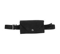 BESPORTBLE Kleiner Gürteltasche Bauchtasche Für Damen Aus Schwarzem Pu Material Kleine Handyhalterung Mit Abnehmbarem Riemen Vielseitige Hüfttasche Für Alltag Und Reisen