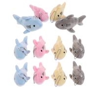 BESPORTBLE Kleiner Hai Plüsch Schlüsselanhänger Satz Weiche Ebene Anhänger zum Aufhängen an Taschen Rucksäcken und Schlüsseln Ozean Motiv Geschenk für Party Mitbringsel