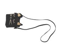 BESPORTBLE Leichte Crossbody Tasche mit Katzenmotiv Mini Umhängetasche für Mädchen Handliche Schultertasche mit Dünnem Gurt Modische Kleine Geldbörse für Schule und Freizeit