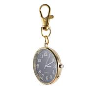 BESPORTBLE Leuchtender Schlüsselanhänger Taschenuhr Mit Großen Arabischen Ziffern Mechanisches Uhrwerk Hypoallergen Unisex Für Ärzte Und Senioren