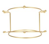 BESPORTBLE Metall Kronen Präsentationsständer in Gold 1 Stück 2 Lagig für Brautdiademe und Haaraccessoires bei Hochzeitsveranstaltungen