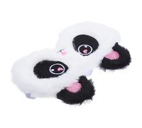 BESPORTBLE Panda Plüsch Schlafmaske für Junge Mädchen Augenklappe aus Weichem Material Schlafmaske mit Cartoon-motiv Augenabdeckung für Zug und Auto