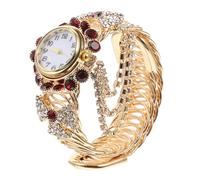 BESPORTBLE Quarzuhr Für Damen Aus Legierung Schicke Uhr Mit Kratzfestem Glasspiegel Große Arabische Ziffern Für Alltag Und Anlässe