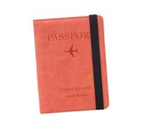 BESPORTBLE Reisepasshülle Etui RFID-geldbörse Aus Kunstleder Für Damen Frauen Mit Platz Für Reisepass Ausweise Und Fotos Schlicht Und Praktisch Für Reisen Und Büro Klein Und Leicht Zum Mitneh