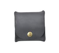 BESPORTBLE Retro Leder Schlüsselbörse Kleiner Geldbörse Schlüsseletui Damen Mit Münzfach Und Kartenfächern Reise Organizer Tasche Schwarz