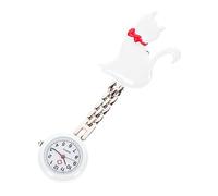 BESPORTBLE Schöne Schwesternuhren Quarz Taschenarmbanduhr mit Weißem Glas und Legiertem Gehäuse Kreative und Leicht Bedienbare Hängeuhr für Krankenschwestern im Alltag