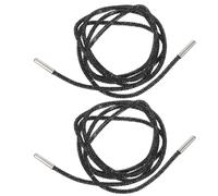 BESPORTBLE Strass Schnürsenkel mit Funkelnden Kristallen 120cm Schwarze Glitzernde Kordel Baumwollseil für Sneaker Hoodie und Jogginghose Vielseitiges Selbstgemacht Schuhband